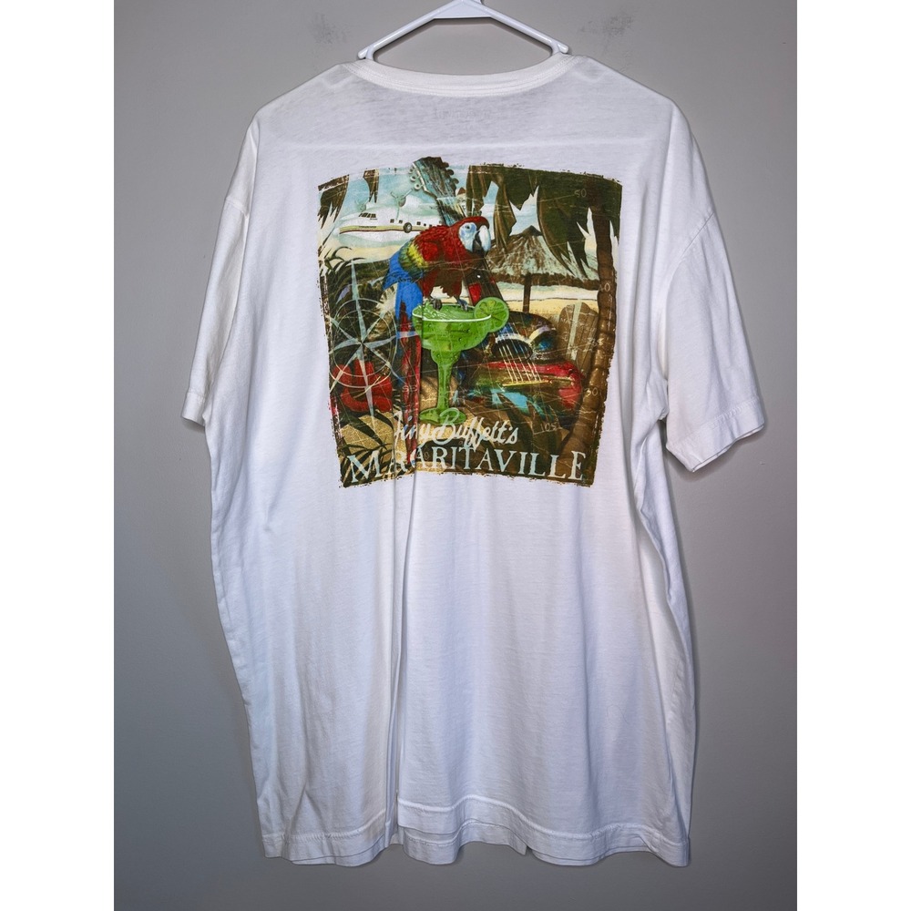 Margaritaville Jimmy Buffett Parrot Heads Vacation Destination Beach Shirt XL
